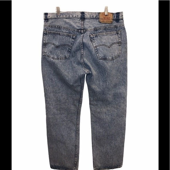 ACID wash dark blue 501 Levi’s 38x30 Button Fly A